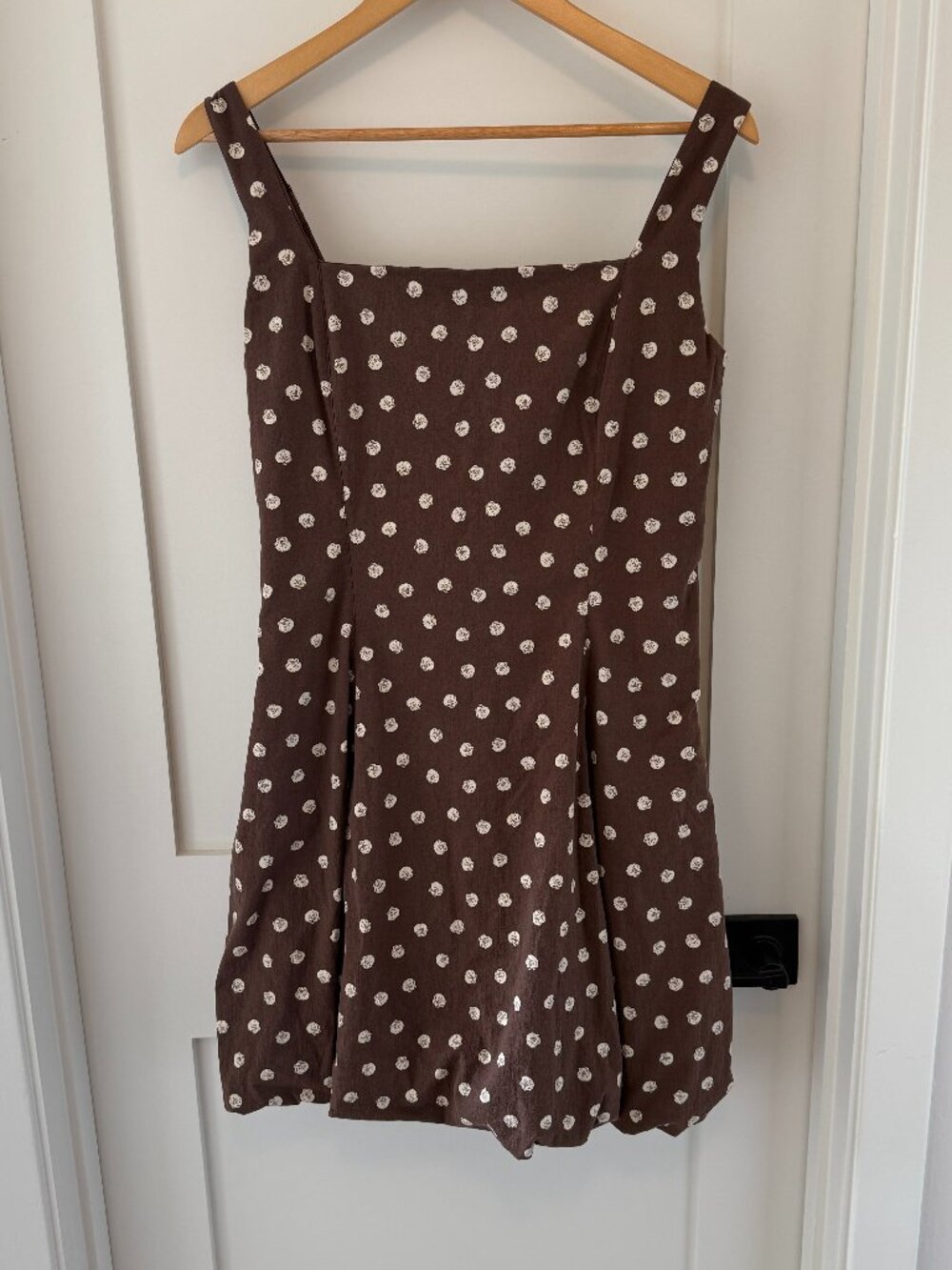 Abercrombie & Fitch Brown Mini Dress with mini seashells